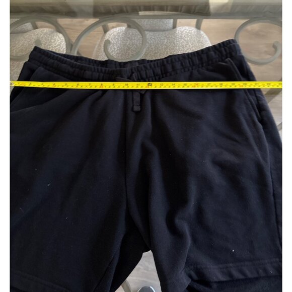 H&M Mens Regular Fit Black Shorts Size XXL Casual Cotton Blend - Picture 4 of 6